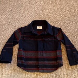 Banana Republic Kids Navy and Red Button Down Shirt